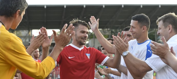 Luboš Kalouda se loučil s kariérou exhibičním zápasem