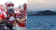 Chorvatští fanoušci zapálili slavný ostrůvek