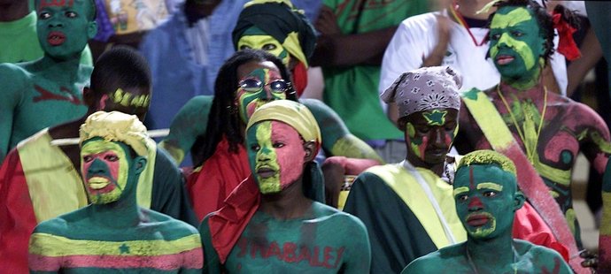 Fanoušci Senegalu.