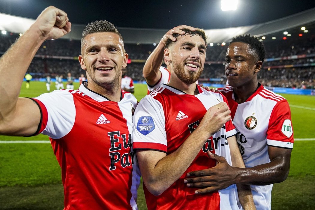 Fotbalisté Feyenoordu Rotterdam