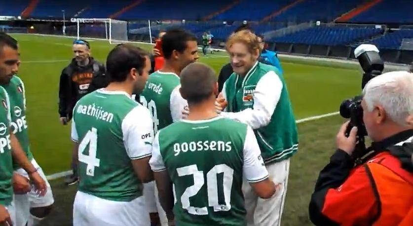Marck si popovídal i s hráči svého milovaného Feyenoordu