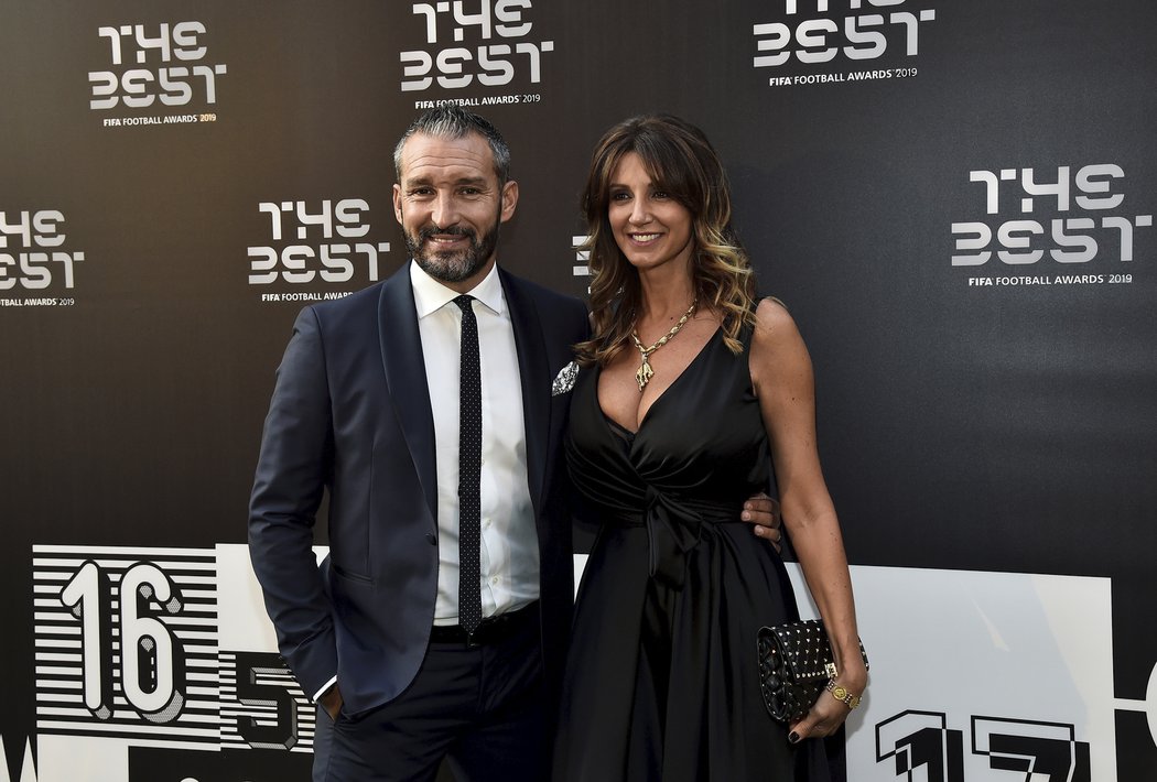 Na vyhlášení dorazil i Gianluca Zambrotta s manželkou Valentinou