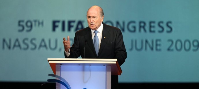 Prezident FIFA Joseph S. Blatter.