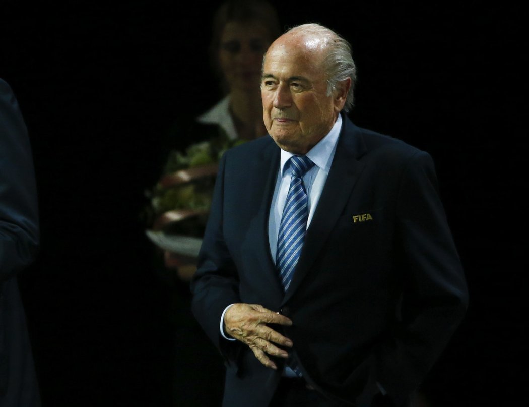 Sepp Blatter při volbě prezidenta FIFA v Curychu