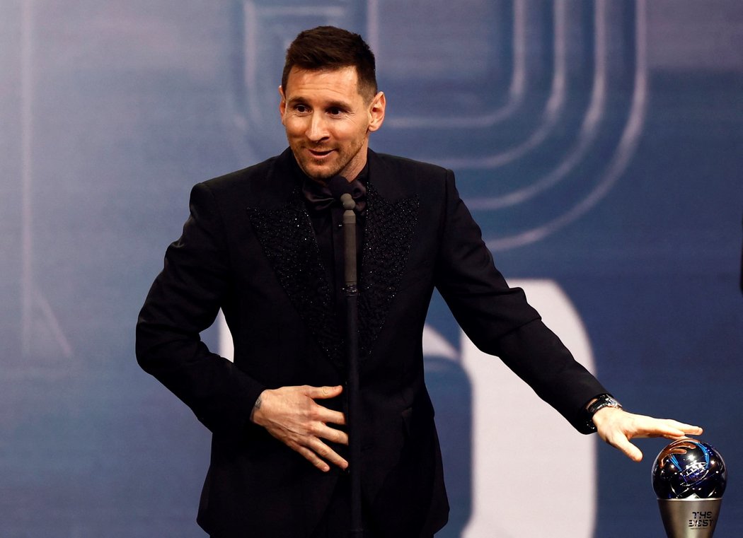 Lionel Messi s cenou pro nejlepšího fotbalistu