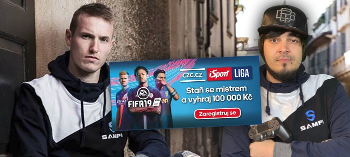 Reprezentant Jakub Jankto vysílá profesionálního hráče FIFA ze svého týmu do iSport LIGY