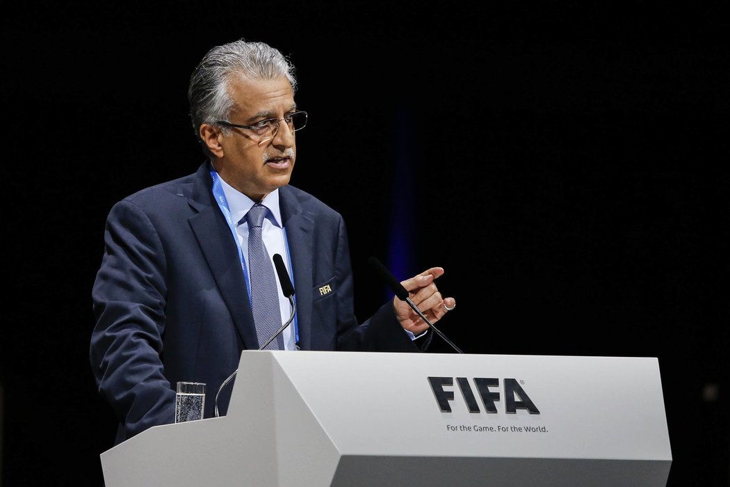 Kandidát na post prezidenta FIFA Sheikh Salman bin Ibrahim al-Khalifa