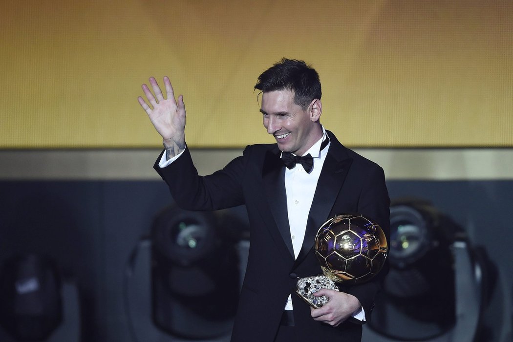 Lionel Messi se popáté stal vítězem ankety Zlatý míč