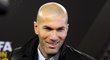 Jeden z nejlepších fotbalistů všech dob, Zinedine Zidane, během vyhlášení Zlatého míče 2013