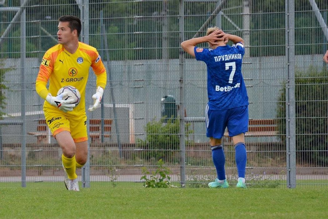 Filip Nguyen v dresu Slovácka po přesunu z Liberce