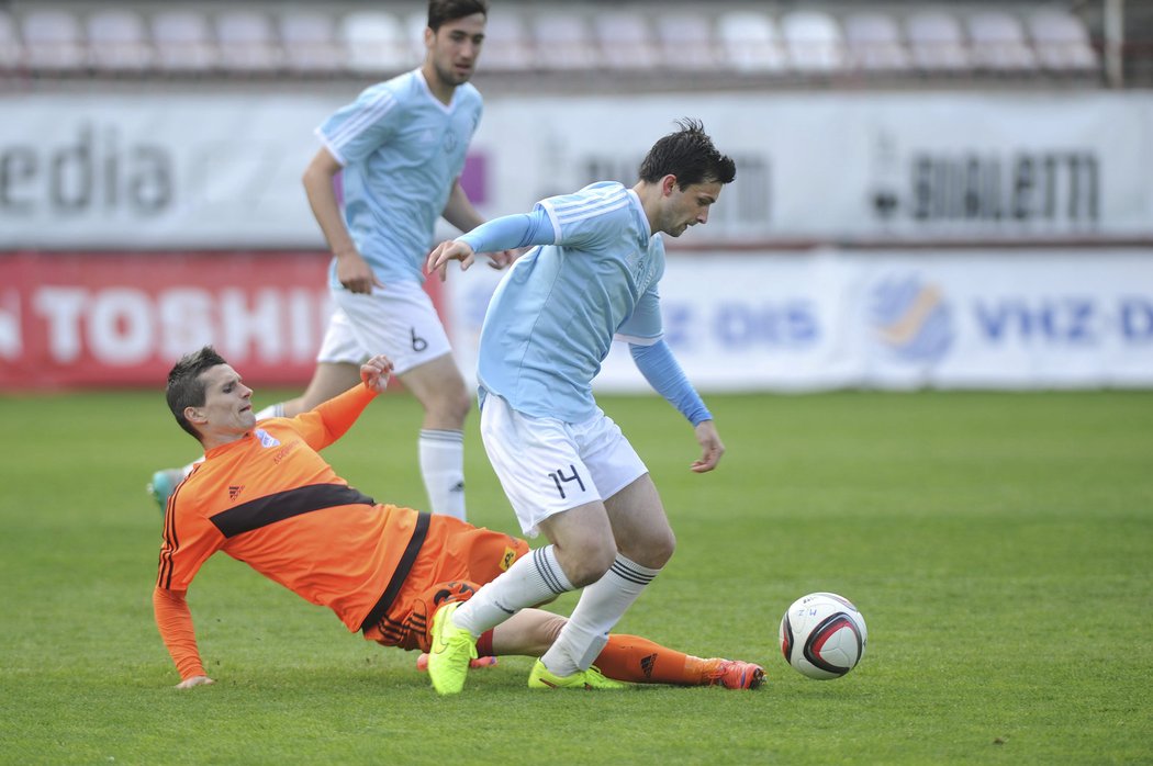 Vyšehrad se pere o záchranu ve druhé lize, doma tentokrát prohrál s Frýdkem-Místkem 0:1.