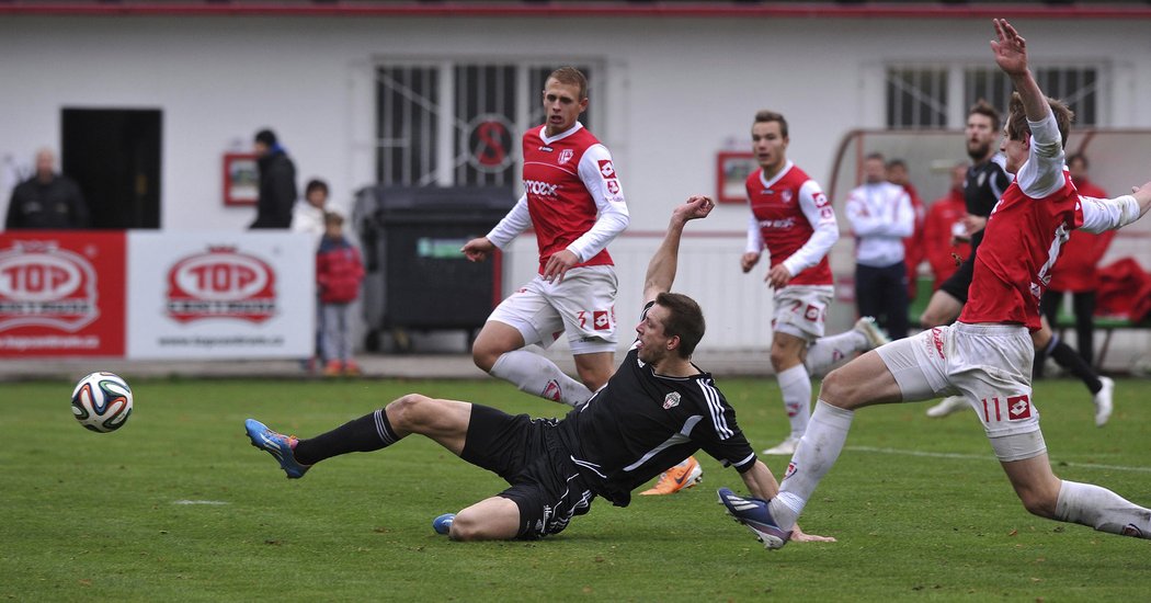 Fotbalisté Žižkova remizovali v Pardubicích a nevyužili tak šanci posunout se na první místo tabulky FNL.