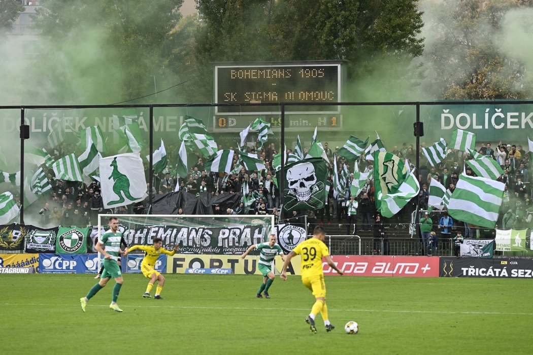 Fanoušci Bohemians připravili „klokanům“ opět fantastickou atmosféru