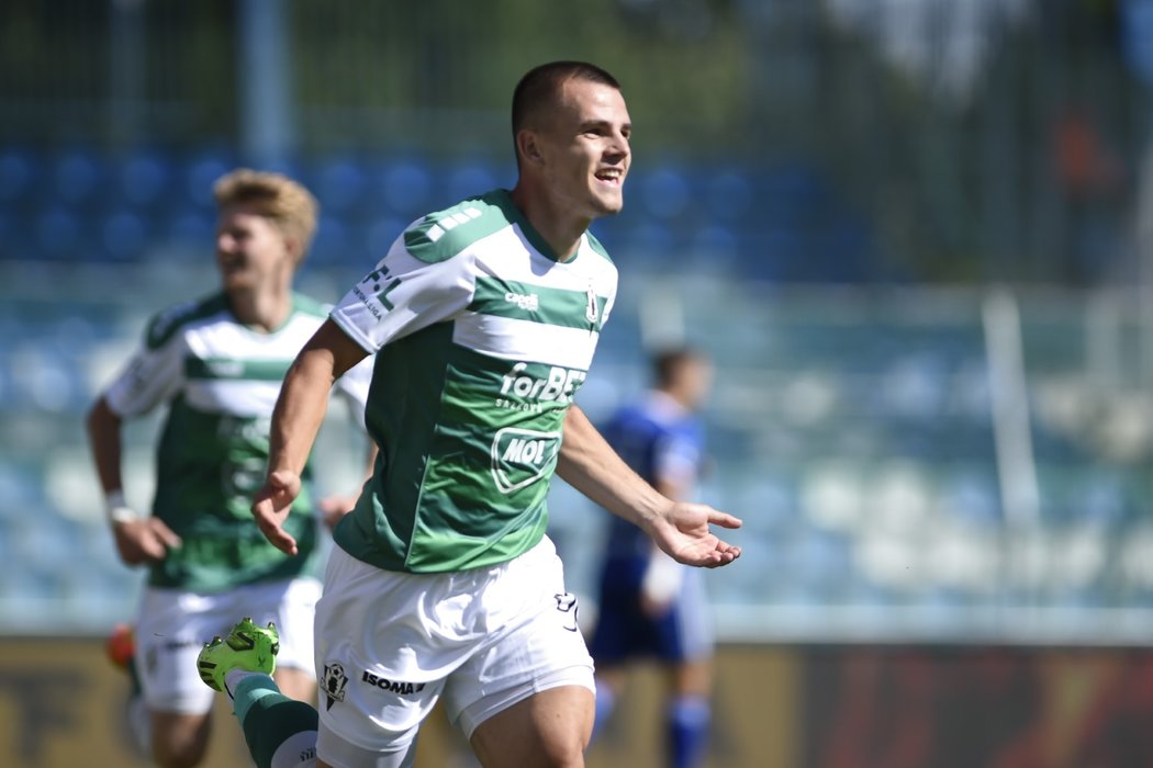 Václav Sejk poslal Jablonec už v 5. minutě do vedení 1:0