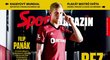 Titulní strana pátečního Sport magazínu s fotbalistou Sparty Filipem Panákem