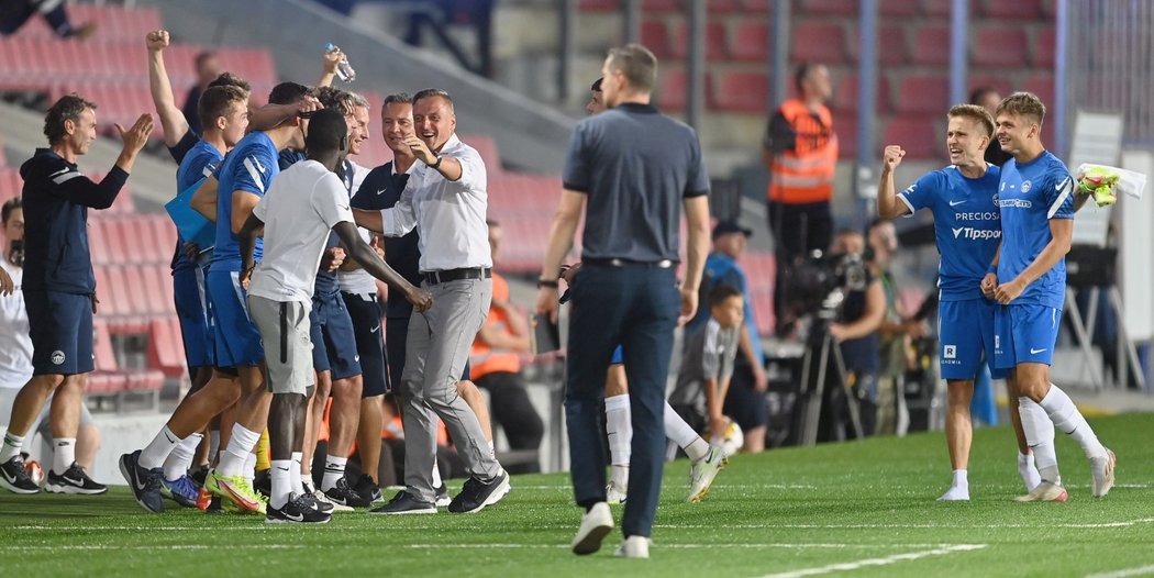 Luboš Kozel a jeho realizační tým se mohl radovat, Liberec vyloupil Letnou 2:1