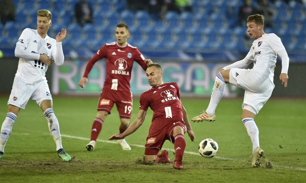 Zleva Václav Procházka, Juraj Chvátal, Pavel Dvořák a Ondřej Šašinka