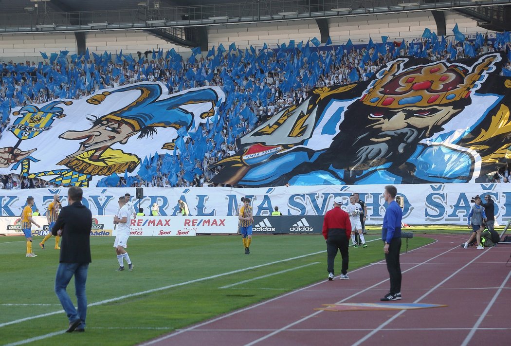 Slezské derby mezi Baníkem Ostrava a Opavou přineslo výbornou diváckou kulisu