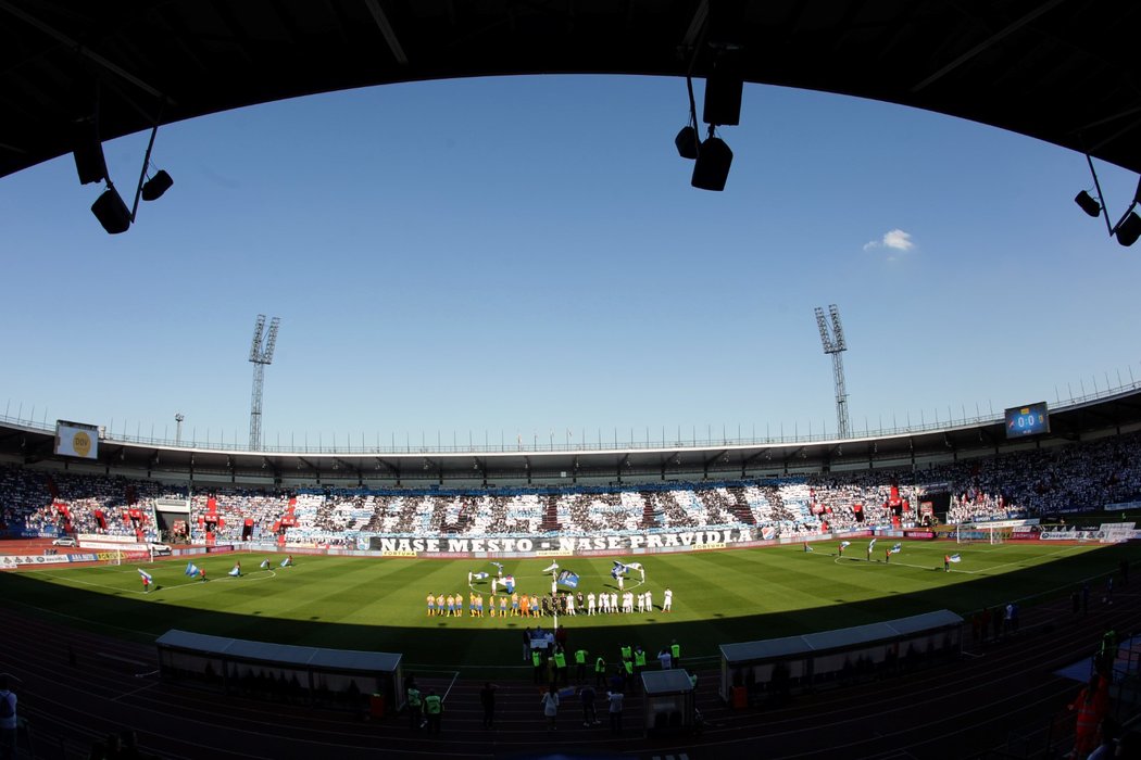 Slezské derby mezi Baníkem Ostrava a Opavou přineslo výbornou diváckou kulisu