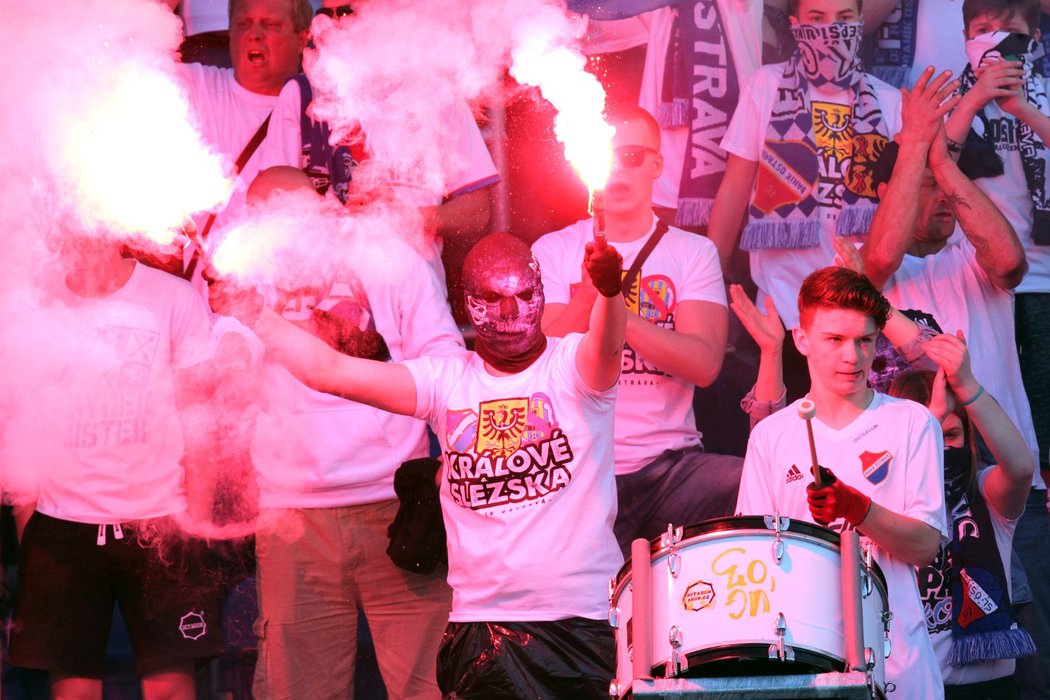 Slezské derby mezi Baníkem Ostrava a Opavou přineslo výbornou diváckou kulisu