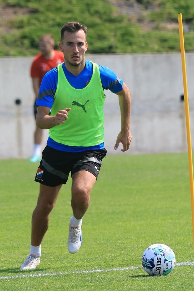 Nová posila Baníku Filip Kubala na tréninku Nová posila Baníku Filip Kubala na tréninku