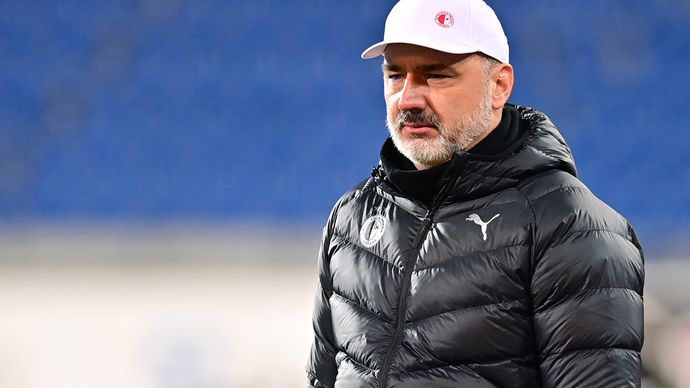 Trenér Slavie Jindřich Trpišovský