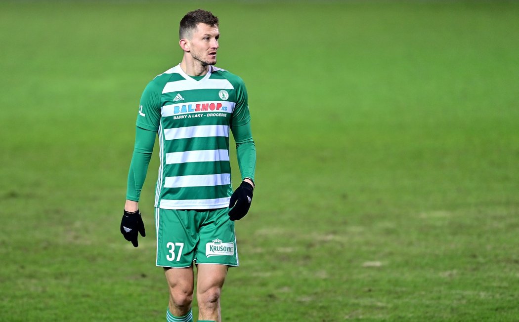 Útočník Tomáš Necid v dresu pražských Bohemians