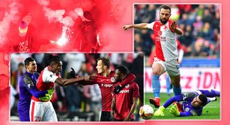 FOTO příběhy z derby: faul nefaul, pyro není zločin, emoce i strkanice