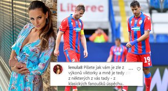 Limberská se po debaklu zastala Plzně: Fanoušci úspěchu, je mi z vás zle