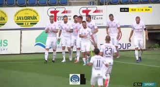 SESTŘIH: Slovácko – Zlín 1:0. V závěru prvního poločasu rozhodl Zajíc