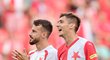 Jakub Hromada (vlevo) zatím v nové sezoně strádá a doufá, že v rodných Košicích proti Dnipru nastoupí
