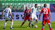 Fotbalisté Viktorie Plzeň v utkání proti Karviné