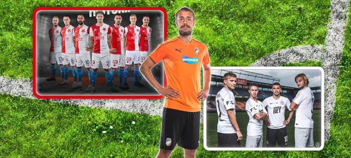 Týmy Fortuna ligy před ligou představují novou podobu dresů. Slavia bude hrát v modrých štulpnách, Plzeň i v oranžovém