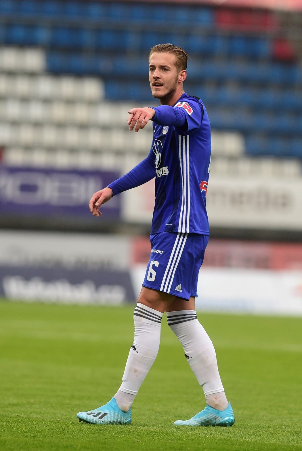 Jakub Plšek poslal Olomouc do vedení 1:0 v zápase s Mladou Boleslaví