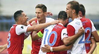 SESTŘIHY: Slavia přejela Olomouc, tři body získaly Sparta, Plzeň i Baník