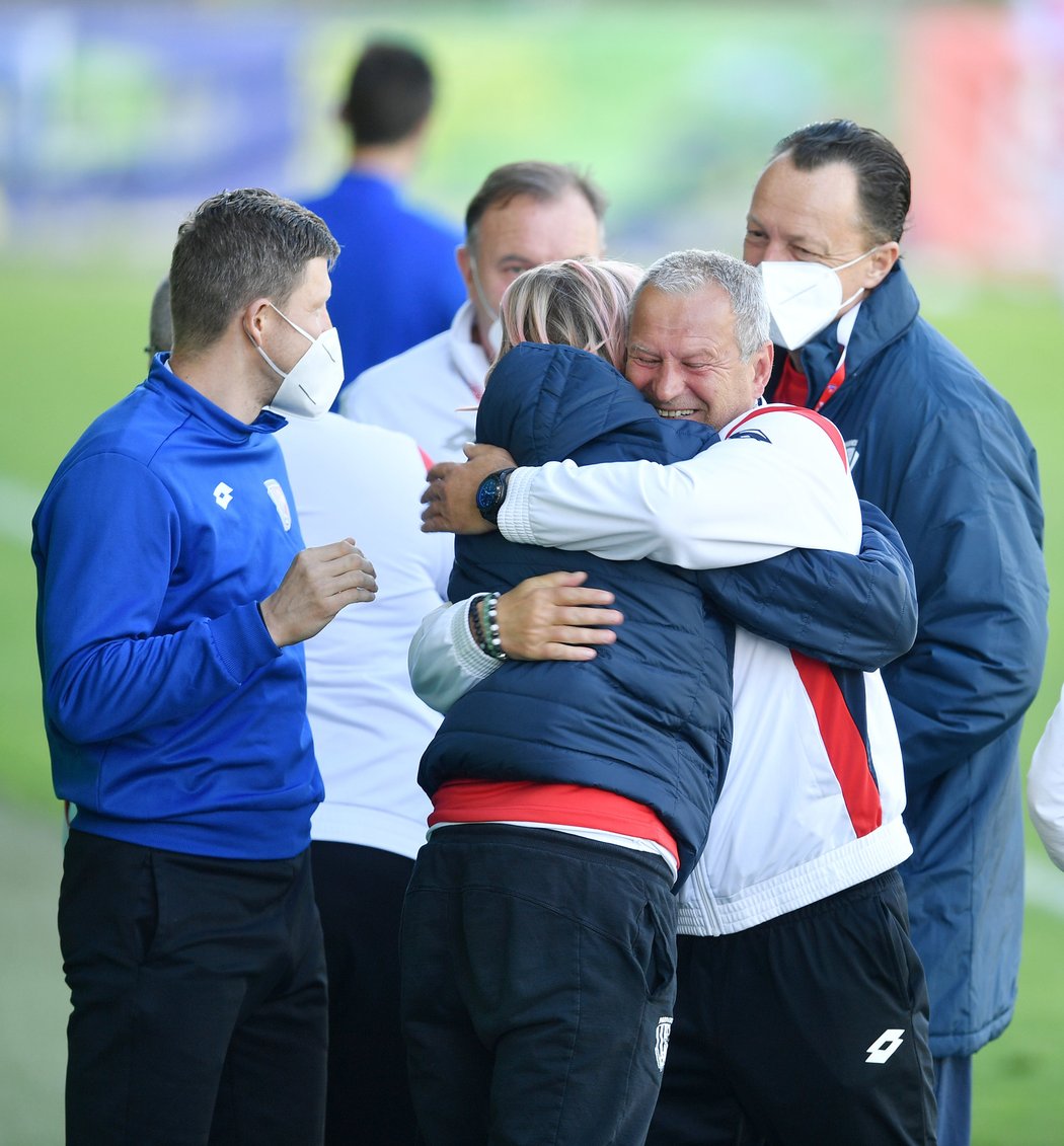 Gólová radost pardubického trenéra Jiřího Krejčího