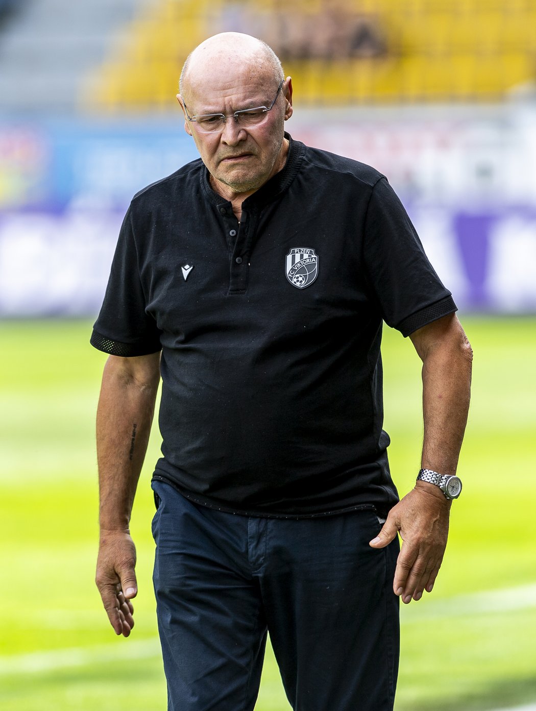 Plzeňský trenér Miroslav Koubek