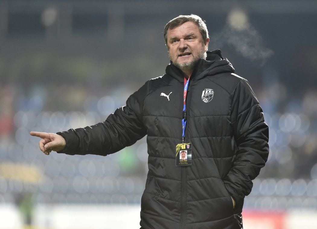 Trenér Plzně Pavel Vrba při zápase proti Zlínu