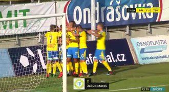 SESTŘIH: Příbram - Teplice 1:1. Za domácí pálil Škoda, za hosty Mareš