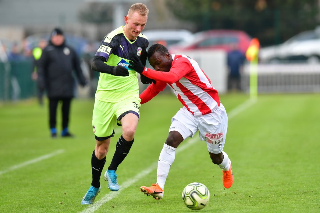 Ondřej Mihálik nastoupil v přípravném utkání proti Žižkovu (0:0)