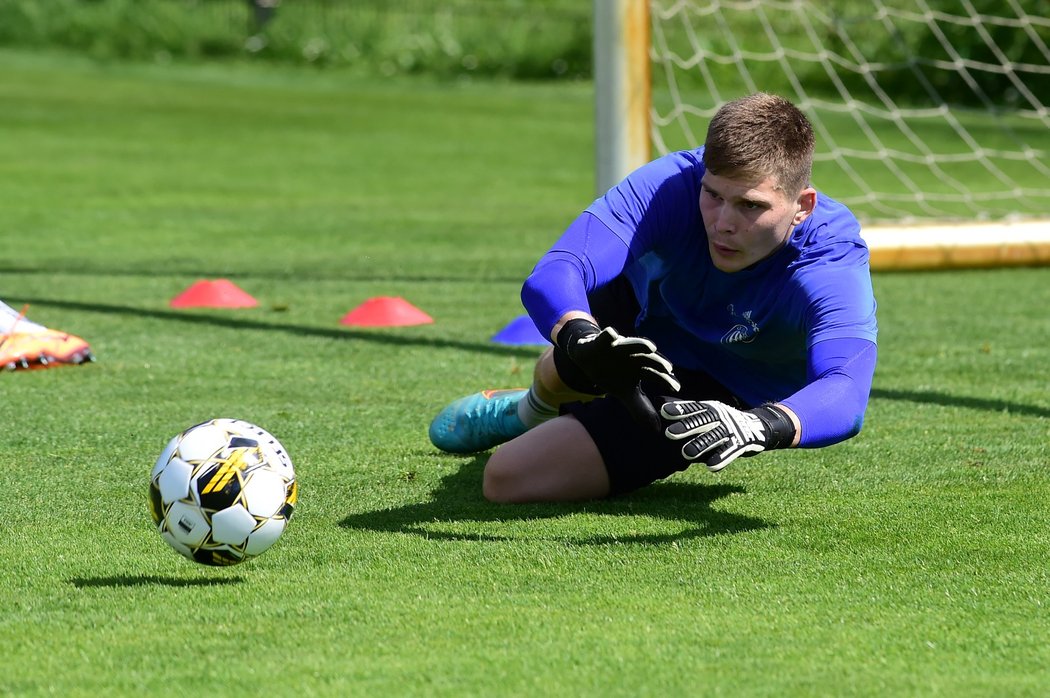 Nový olomoucký brankář Tomáš Digaňa se musí zlepšit v komunikaci se spoluhráči