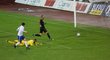 Záložník David Buchta se postaral o jediný gól Baníku v zápase proti Slavii