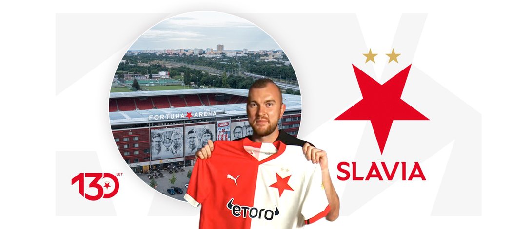Slavia rovnou změnila identitu: představila nové logo, název stadionu i dresy