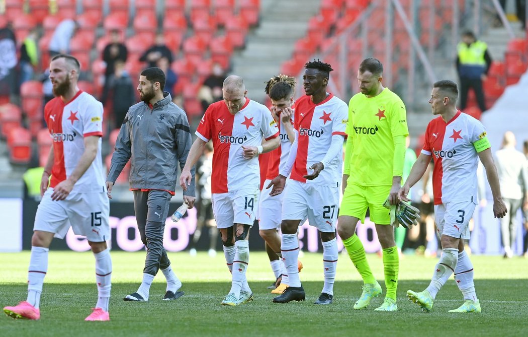 Fotbalisté Slavie nezvládli ve 30. kole FORTUNA:LIGY domácí duel s Hradcem Králové