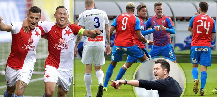 Slavia s Plzní si hrají vlastní ligu, míní David Holoubek