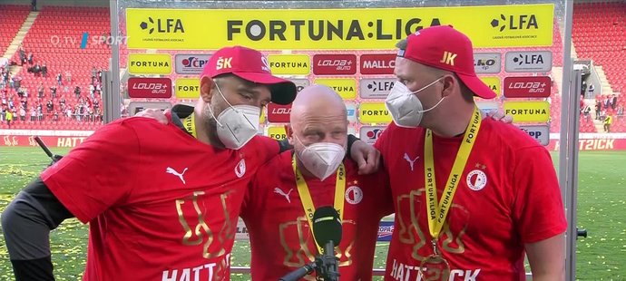 Vyznání koučů Slavie: Houšťa není z jeskyně! Díky němu jsme tu doteď