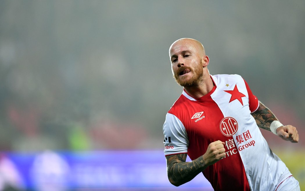 Miroslav Stoch po druhé brance do sítě Slavie