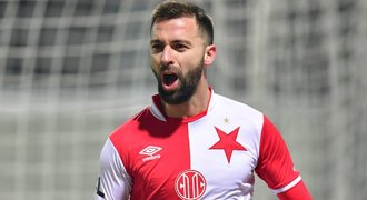 SESTŘIH: Jablonec - Slavia 0:2. Výhru hostům vystřelili Škoda a Hušbauer