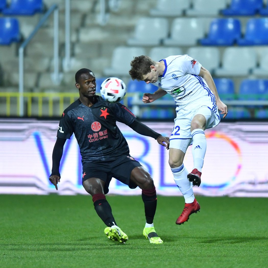 Utkání fotbalové FORTUNA:LIGY mezi Mladou Boleslaví a Slavií