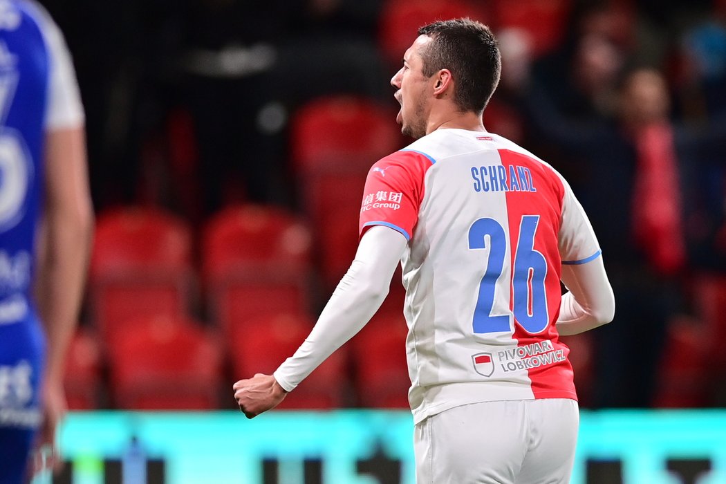 Ivan Schranz přidal třetí gól Slavie
